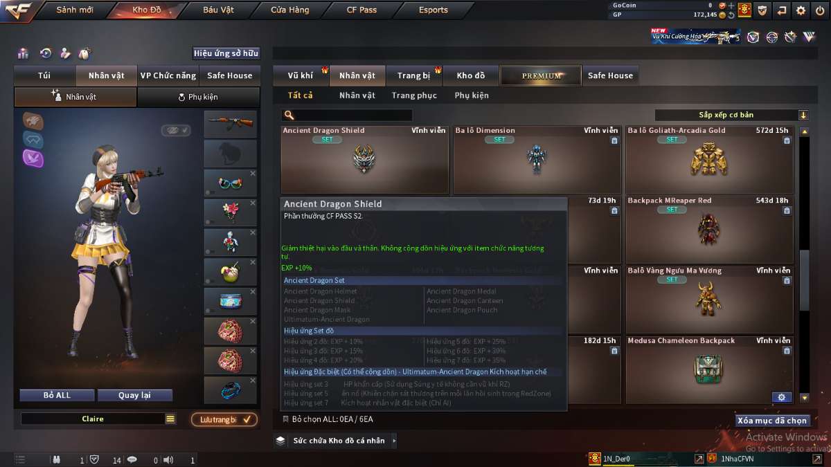 shop acc cf uy tin gia re